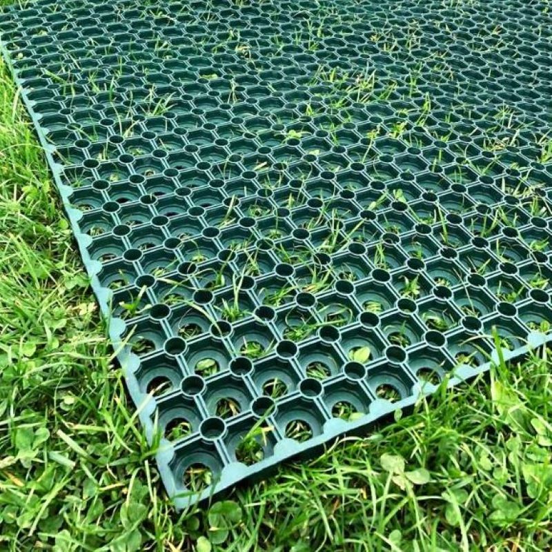 Gumová zatrávňovacia rohož pre detské ihriská zelená 100 x 150 cm