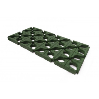 Gumová zatrávňovacia dlažba GRETA 500 × 1000 × 45 mm Zelená